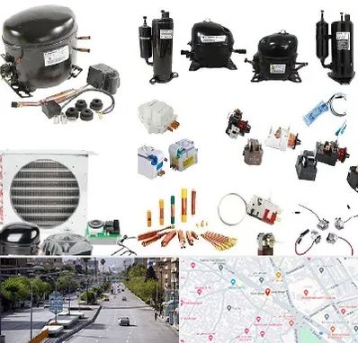 قطعات یخچال در خیابان زند شیراز 