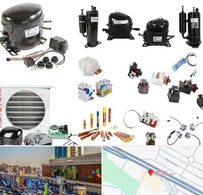 قطعات یخچال در لاله پارک تبریز 