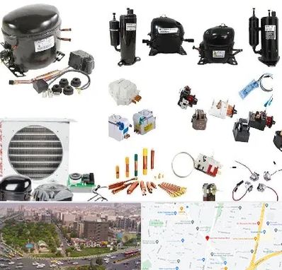 قطعات یخچال در آیت الله کاشانی 