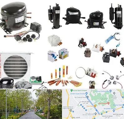 قطعات یخچال در قدوسی غربی شیراز 