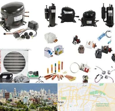 قطعات یخچال در شرق تهران