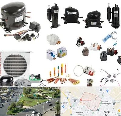 قطعات یخچال در شاهین ویلا کرج 