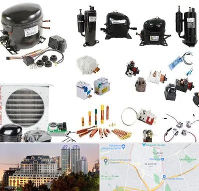 قطعات یخچال در فرشته 