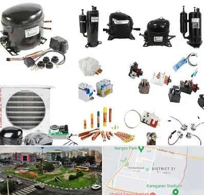 قطعات یخچال در تهرانسر 