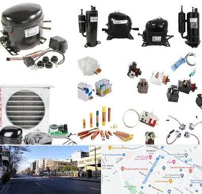 قطعات یخچال در خیابان ملاصدرا شیراز 