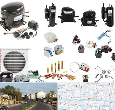 قطعات یخچال در ضیابری رشت 