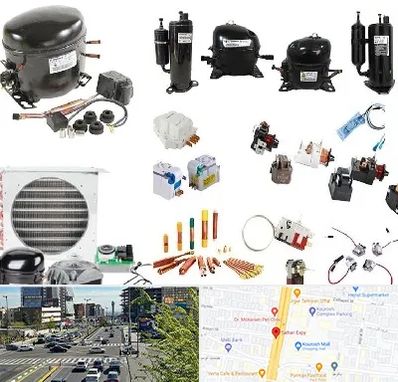 قطعات یخچال در ستاری