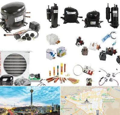 قطعات یخچال در تهران