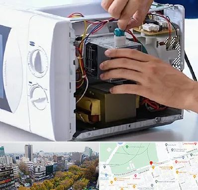 قطعات مایکروفر در بلوار کشاورز