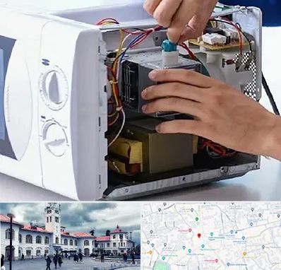 قطعات مایکروفر در میدان شهرداری رشت 