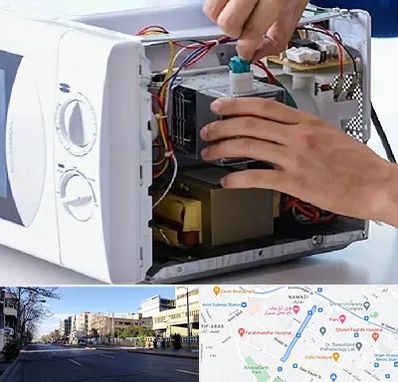 قطعات مایکروفر در خیابان ملاصدرا شیراز 