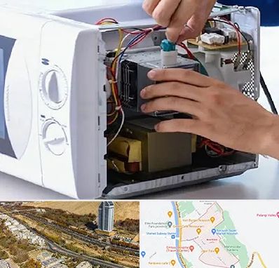 قطعات مایکروفر در خیابان نیایش شیراز 