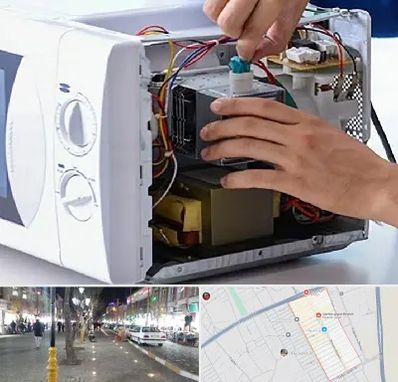 قطعات مایکروفر در باغ فیض اسلامشهر