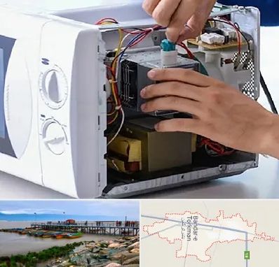 قطعات مایکروفر در بندر ترکمن