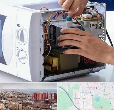 قطعات مایکروفر در سهند تبریز 