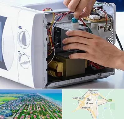 قطعات مایکروفر در ساری