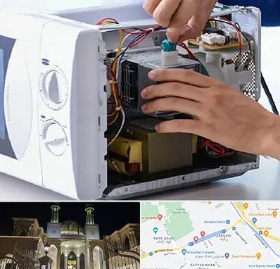 قطعات مایکروفر در زرگری شیراز 