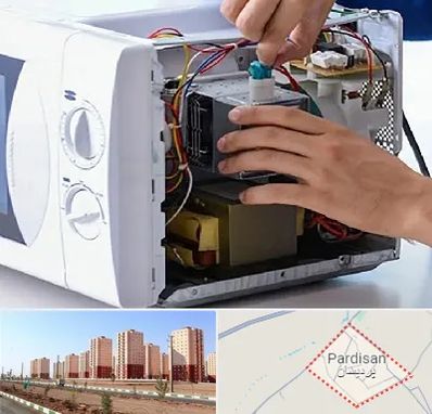 قطعات مایکروفر در پردیسان قم 