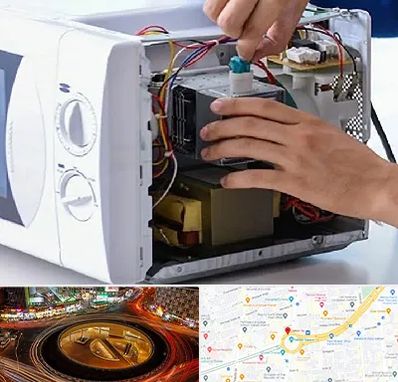 قطعات مایکروفر در میدان ولیعصر