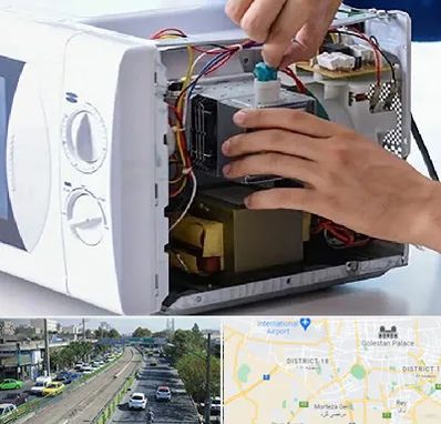 قطعات مایکروفر در جنوب تهران 