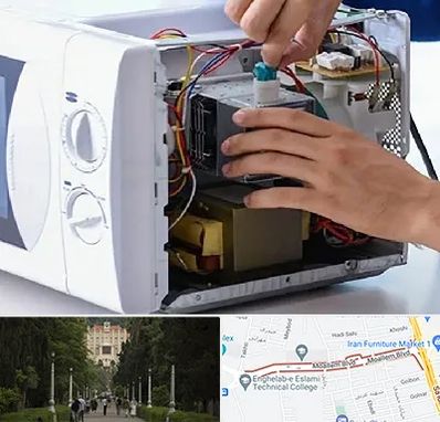 قطعات مایکروفر در بلوار معلم رشت 