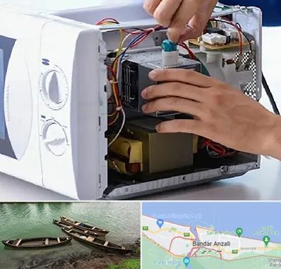 قطعات مایکروفر در بندر انزلی