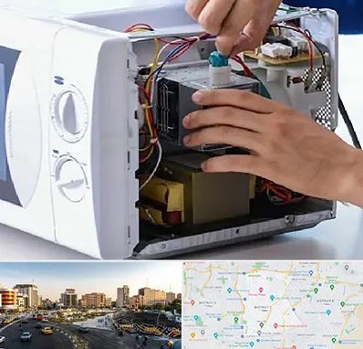 قطعات مایکروفر در منطقه 7 تهران