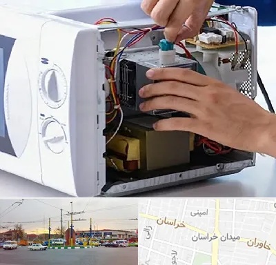 قطعات مایکروفر در میدان خراسان