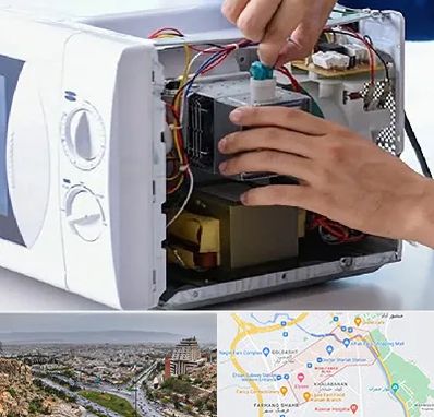 قطعات مایکروفر در معالی آباد شیراز 