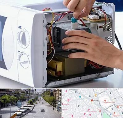 قطعات مایکروفر در خیابان زند شیراز 