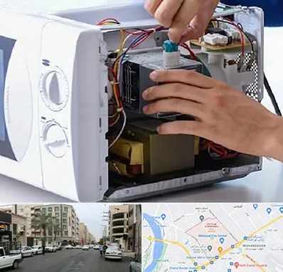 قطعات مایکروفر در زیتون کارمندی اهواز 