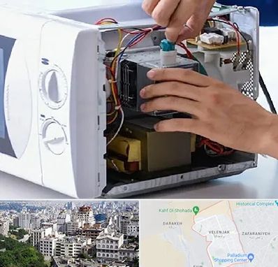 قطعات مایکروفر در ولنجک 