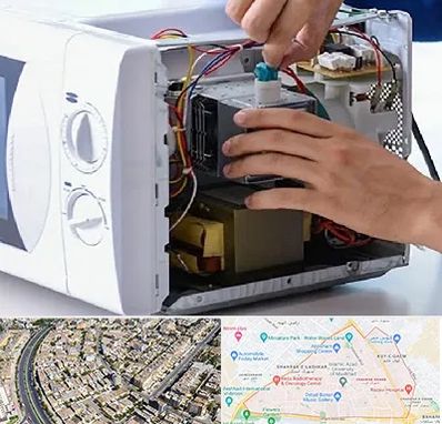 قطعات مایکروفر در شهرک غرب مشهد 