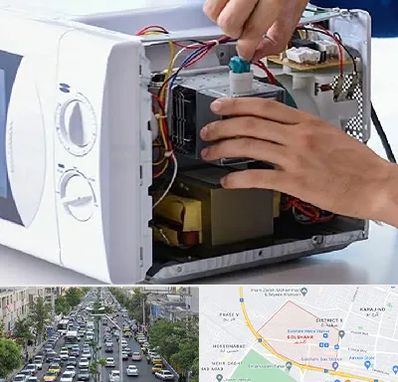 قطعات مایکروفر در گلشهر کرج 