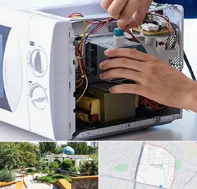 قطعات مایکروفر در باغمیشه تبریز 