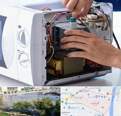 قطعات مایکروفر در گلستان اهواز 