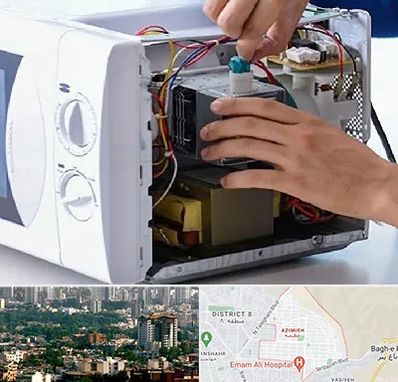 قطعات مایکروفر در عظیمیه کرج 