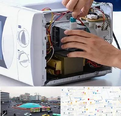 قطعات مایکروفر در میدان انقلاب 