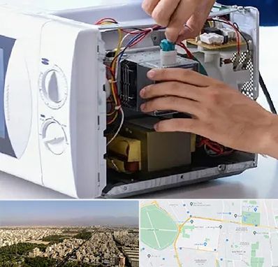 قطعات مایکروفر در نازی آباد 