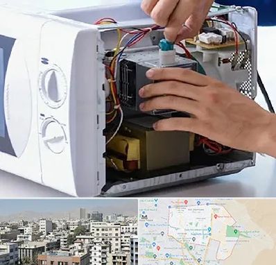 قطعات مایکروفر در منطقه 14 تهران