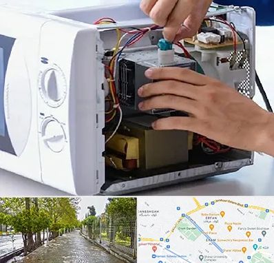 قطعات مایکروفر در خیابان ارم شیراز 