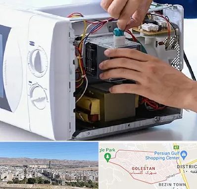 قطعات مایکروفر در شهرک گلستان شیراز 