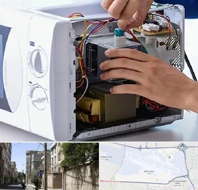 قطعات مایکروفر در مهرآباد