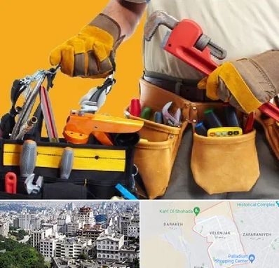 خدمات ساختمانی در ولنجک 