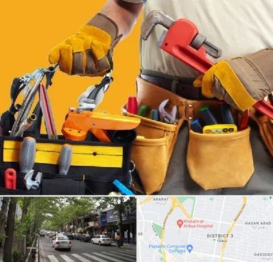 خدمات ساختمانی در ظفر 