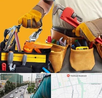 خدمات ساختمانی در بلوار فرحزادی