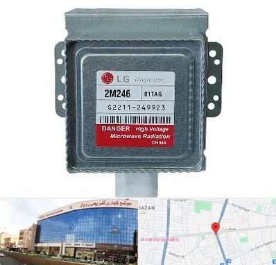 قطعات ال جی در نصف راه تبریز 