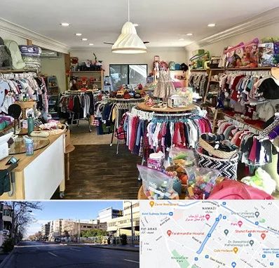 فروشگاه لوازم کودک در خیابان ملاصدرا شیراز