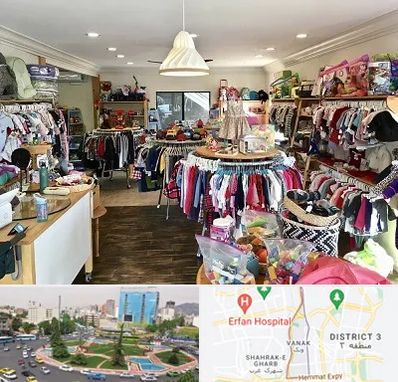 فروشگاه لوازم کودک در ونک تهران