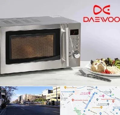 قطعات ماکروفر دوو در خیابان ملاصدرا شیراز 